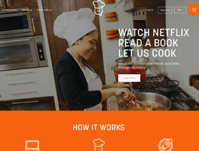Webappmate Whosthechef supporting visual on the Portfolio page